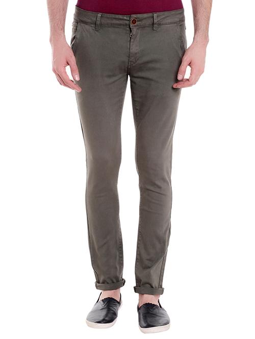 green cotton chinos - 14378480 - Very Small Image - 1