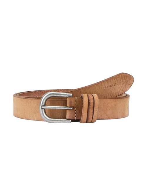 aditi wasan beige natural matte finish ladies belt - 14379360 - Very Small Image - 1