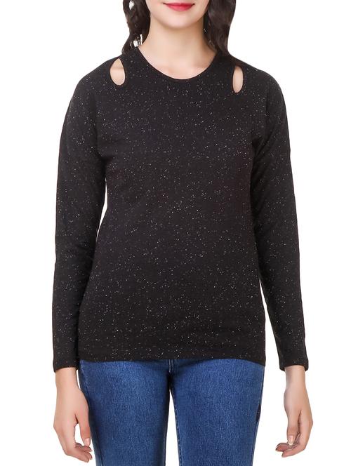 elbow patch cut out detail top - 14379409 - Very Small Image - 1