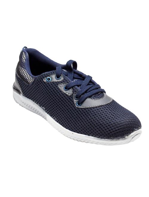 blue Mesh lace up sport shoe - 14379568 - Very Small Image - 1