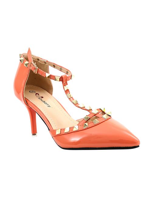 orange ankle strap sandal - 14379734 - Very Small Image - 1