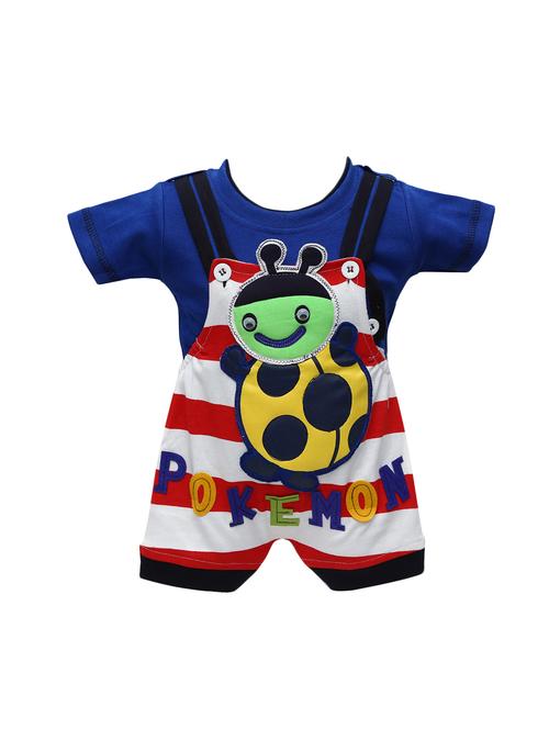 blue cotton dungarees twin sets & jump suit - 14380983 - Very Small Image - 1