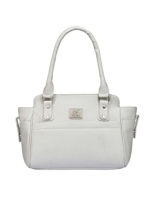 grey leatherette  regular handbag - 14383277 - Very Small Image - 1