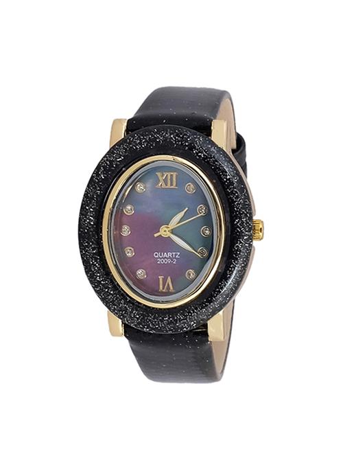 super drool exquisite glitter dial black women wrist watch - 14385623 - Very Small Image - 1