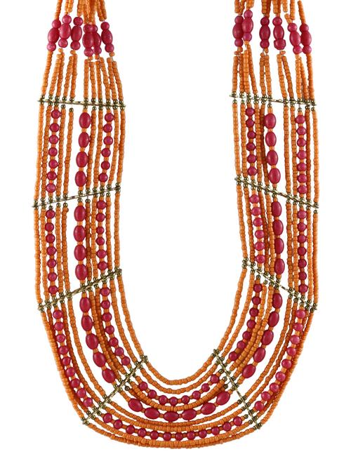 multi colored metal  necklace - 14387894 - Very Small Image - 1