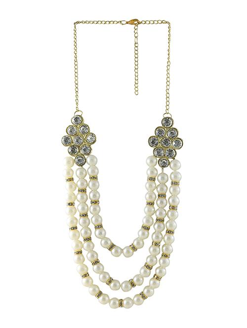 white metal necklace - 14387909 - Very Small Image - 1