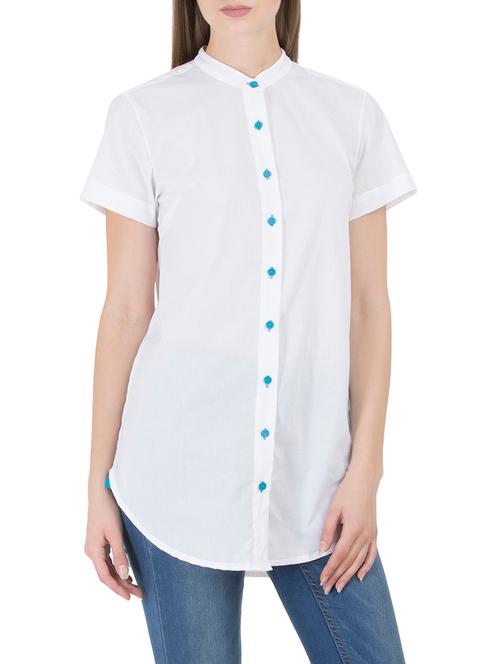 grass by gitika goyal white boyfriends shirt - 14389296 - Very Small Image - 1