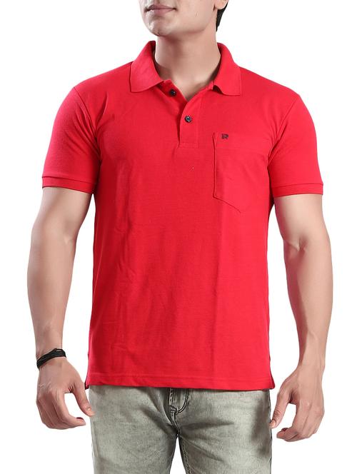 red solid t-shirt - 14393952 - Very Small Image - 1
