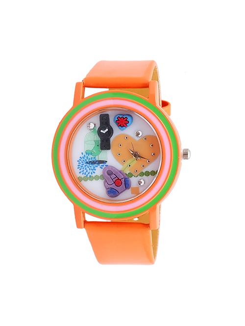 super drool orange 3d fun dial wrist watch - 14395600 - Very Small Image - 1