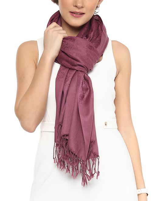purple wool stole - 14397497 - Very Small Image - 1