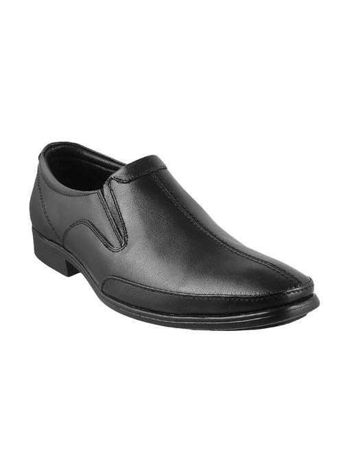 black leather formal slip on - 14397730 - Very Small Image - 1