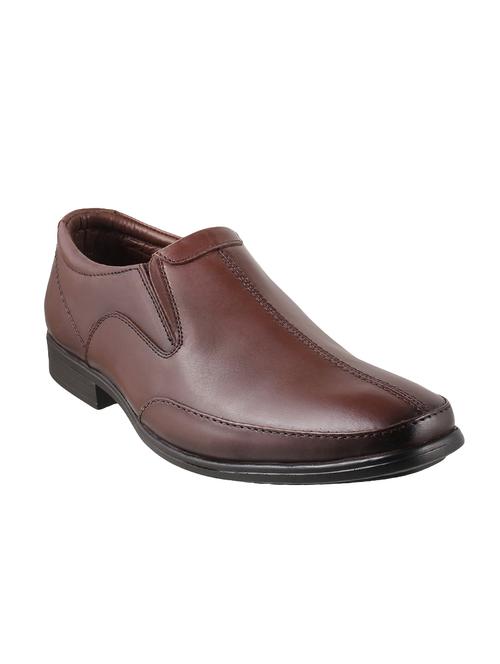 brown leather formal slip on - 14397731 - Very Small Image - 1