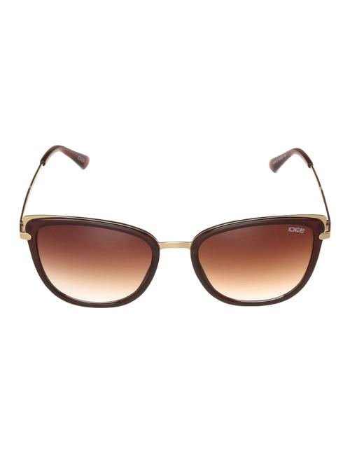 idee gradient square women's sunglasses - (ids2249c2sg|55|brown gradient color) - 14397925 - Very Small Image - 1