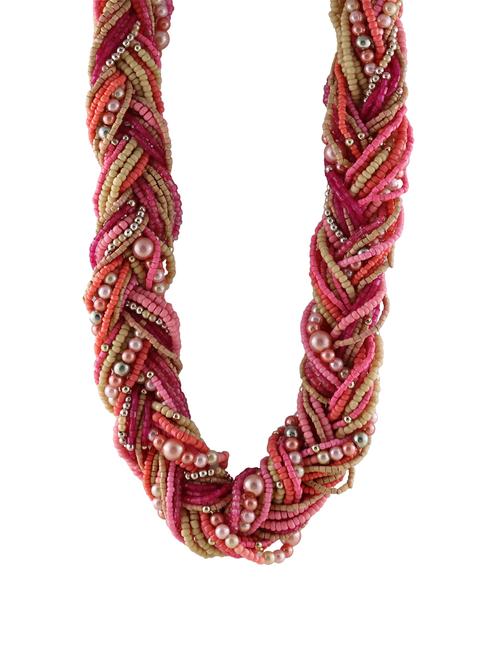 multi colored metal  necklace - 14399760 - Very Small Image - 1