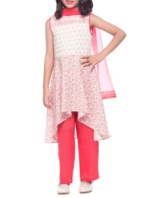 white cotton suit set - 14399880 - Very Small Image - 1