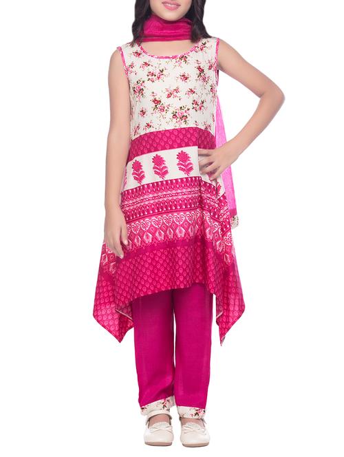 pink viscose suit set - 14399881 - Very Small Image - 1