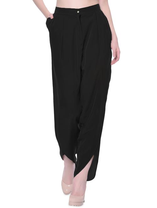 women solid pleated tailored pants - 14401576 - Very Small Image - 1