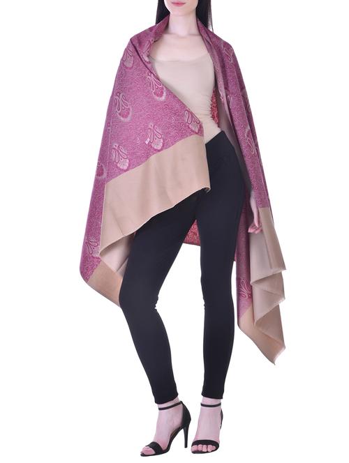 purple casual shawl - 14402011 - Very Small Image - 1