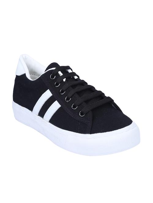 black  lace-up sneaker - 14404662 - Very Small Image - 1