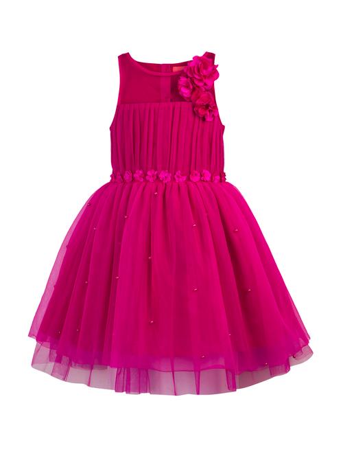 pink net frock - 14407424 - Very Small Image - 1