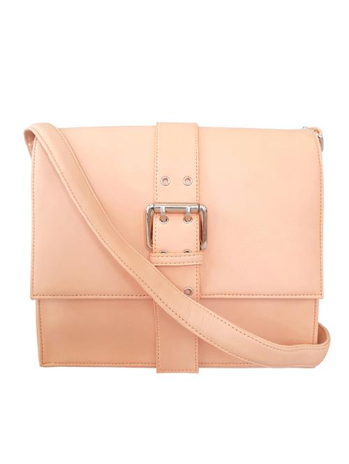 pink leatherette  regular sling bag - 14408054 - Very Small Image - 1