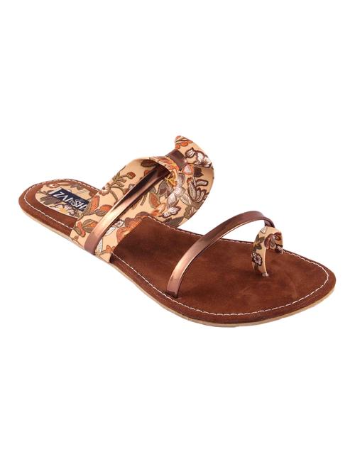 Beige One Toe Sandal - 14408108 - Very Small Image - 1