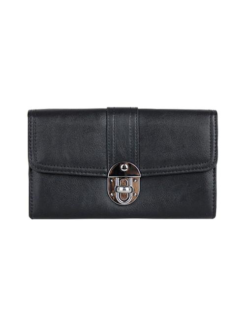 black leatherette clutch - 14408534 - Very Small Image - 1