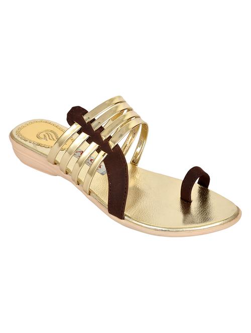 gold one toe sandal - 14409611 - Very Small Image - 1
