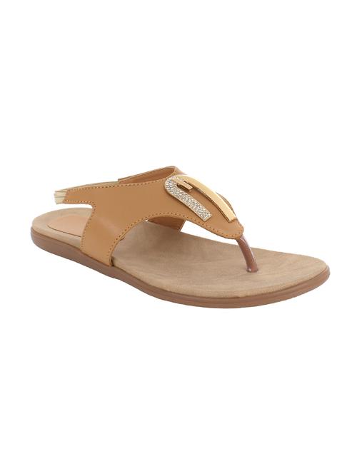 tan back strap sandal - 14410546 - Very Small Image - 1