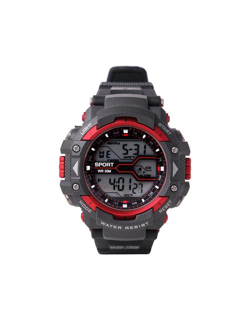 skylofts multi feature digital red ladie's & girl's water resistant watch alarm sports watch - 14411893 - Very Small Image - 1
