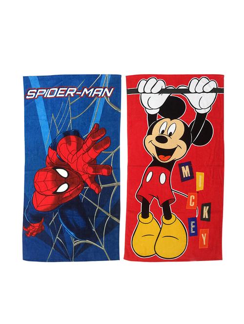 multi colored cotton bath towel - 14412950 - Very Small Image - 1