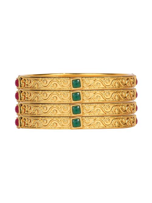multi gold plated bangle - 14413483 - Very Small Image - 1