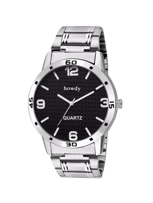 Howdy Black Dial Analogue Watch - 14413626 - Very Small Image - 1