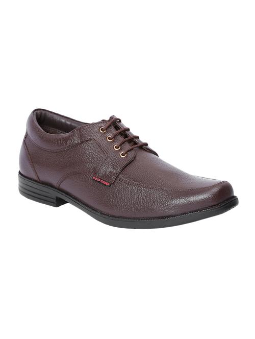 brown leather formal lace-up derby - 14420690 - Very Small Image - 1