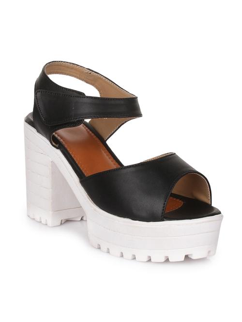 Black Ankle Strap Sandal - 14420937 - Very Small Image - 1