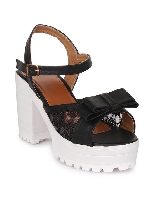 black ankle strap sandal - 14420940 - Very Small Image - 1