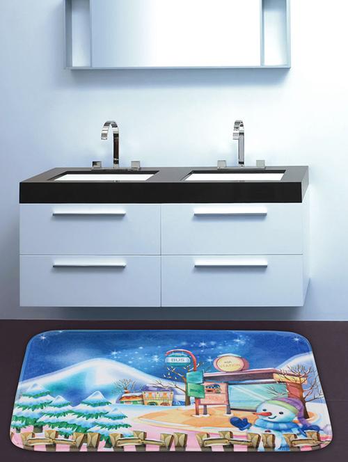 cortina microfiber bathroom non-slip printed mats - 14421084 - Very Small Image - 1