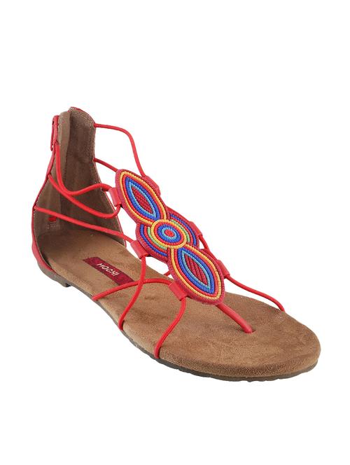 Red Tpr Gladiators Sandals - 14422445 - Very Small Image - 1