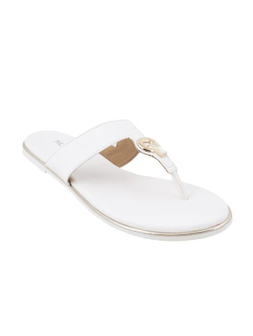 white  toe separator sandal - 14422577 - Very Small Image - 1