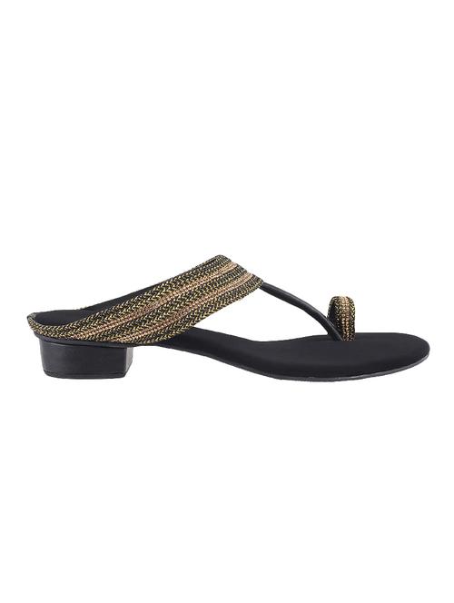 black one toe  sandal - 14422706 - Very Small Image - 1