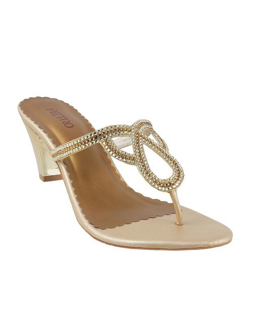 gold toe separator sandal - 14422796 - Very Small Image - 1