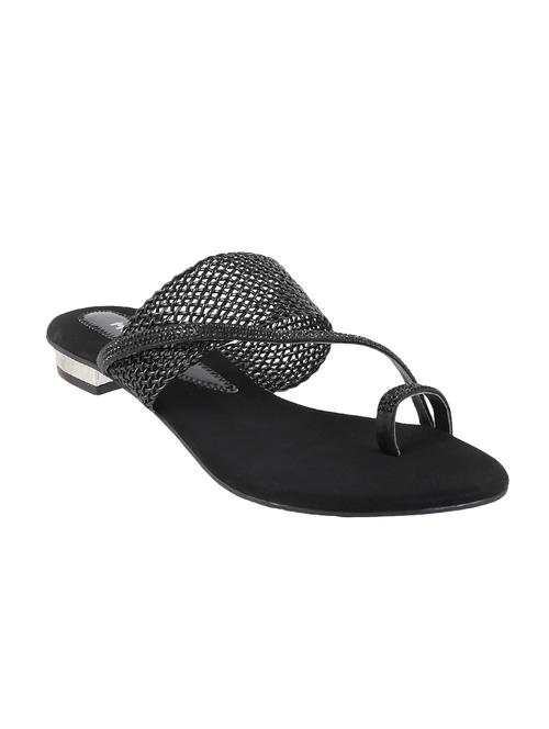 black one toe sandal - 14422801 - Very Small Image - 1