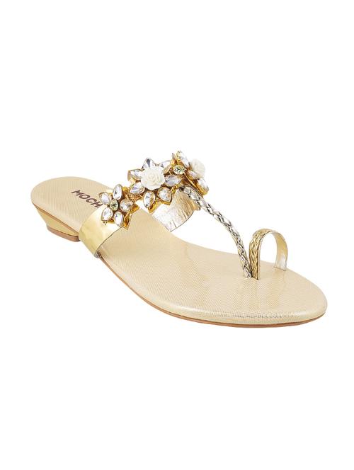 gold one toe sandal - 14422810 - Very Small Image - 1