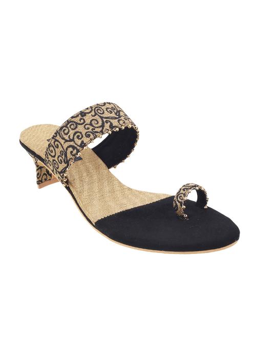 black one toe  sandal - 14422818 - Very Small Image - 1
