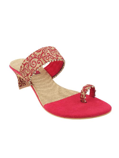 maroon one toe  sandal - 14422820 - Very Small Image - 1