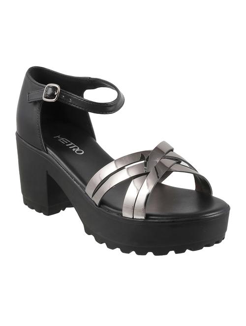 black ankle strap sandal - 14423130 - Very Small Image - 1