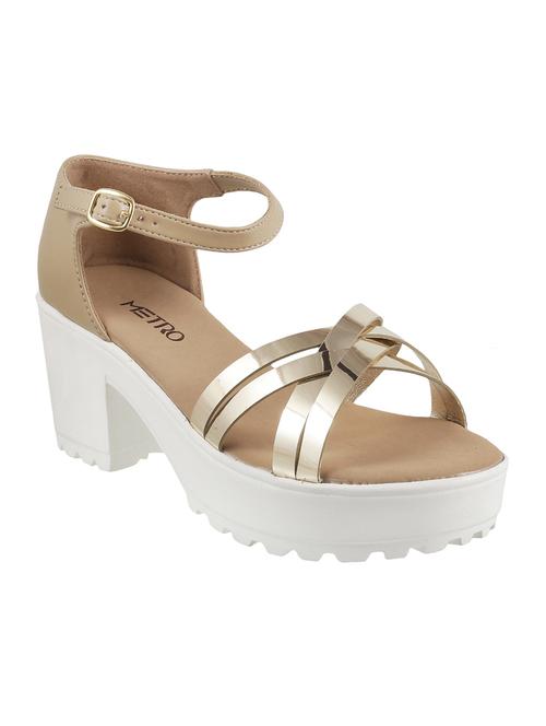 beige ankle strap sandal - 14423131 - Very Small Image - 1