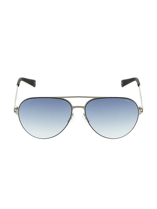 idee gradient aviator men's sunglasses - (ids2097c4sg|58|blue gradient lens) - 14426006 - Very Small Image - 1