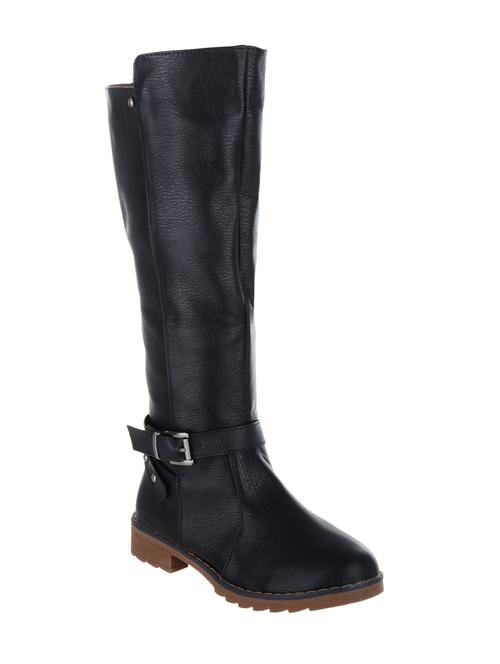 Black Knee Length Boot - 14426176 - Very Small Image - 1