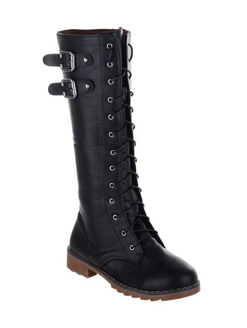 black knee length boot - 14426189 - Very Small Image - 1